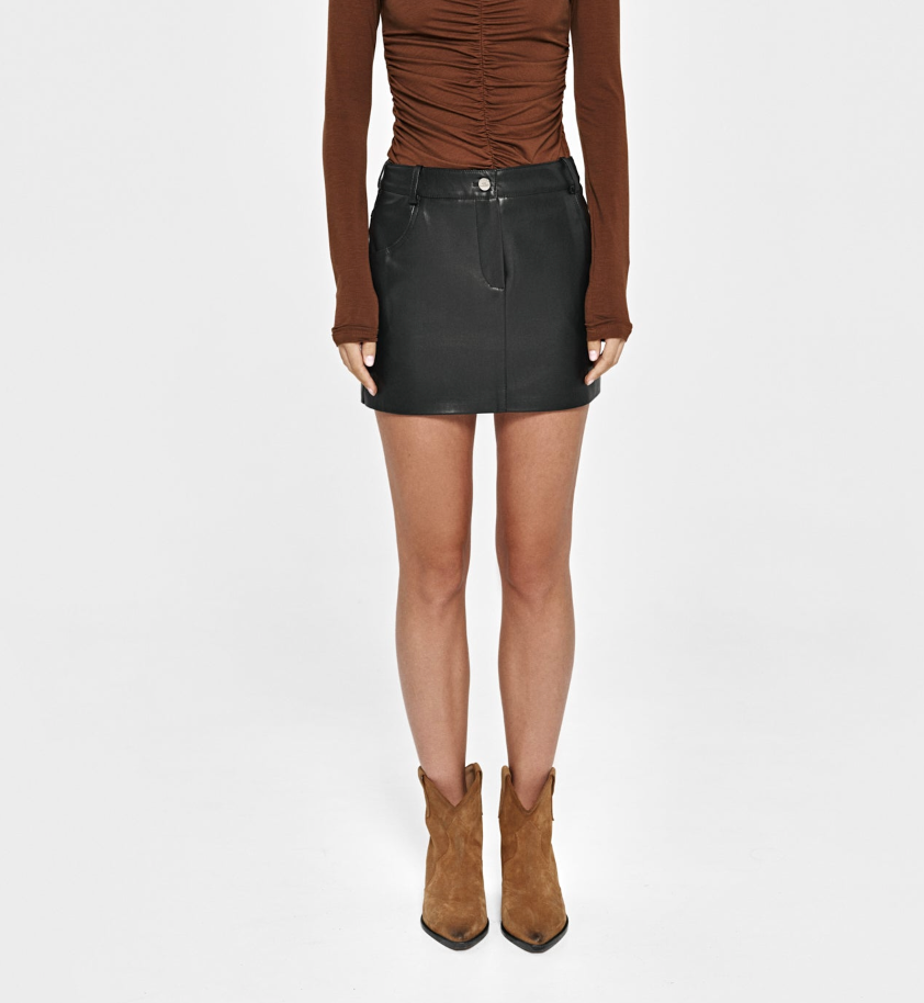 Eco-leather Skirt
