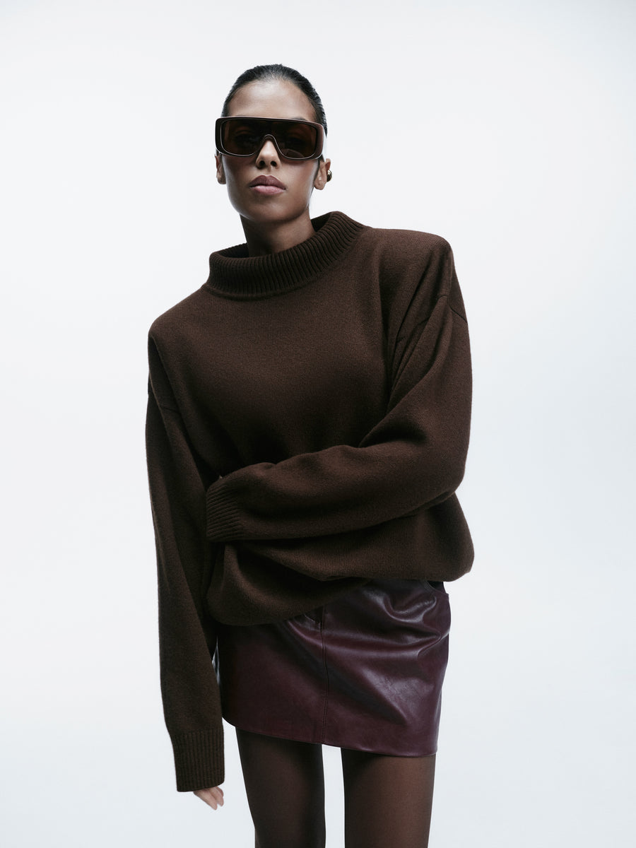 Eco-leather Skirt