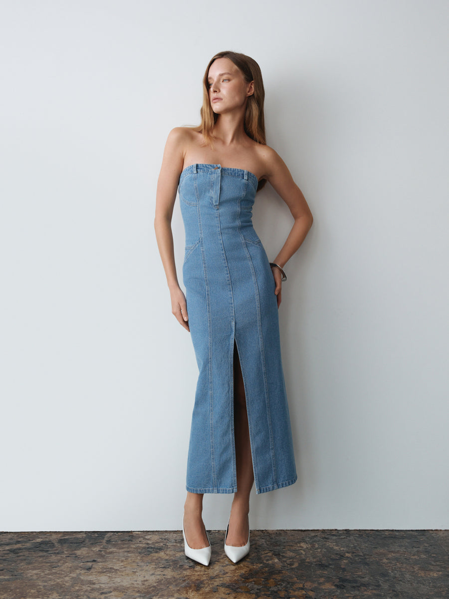 Dress "Denim" maxi