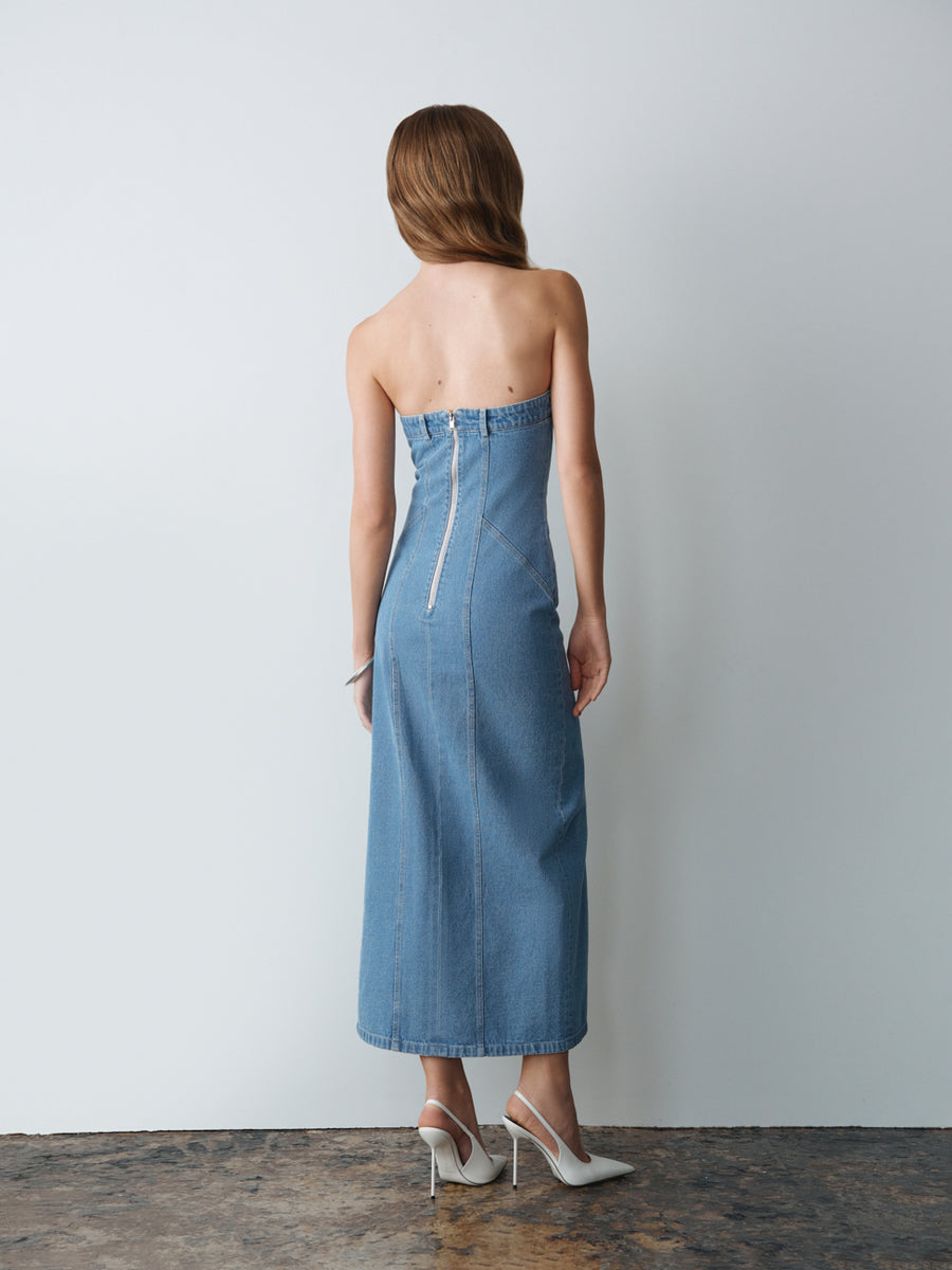 Dress "Denim" maxi