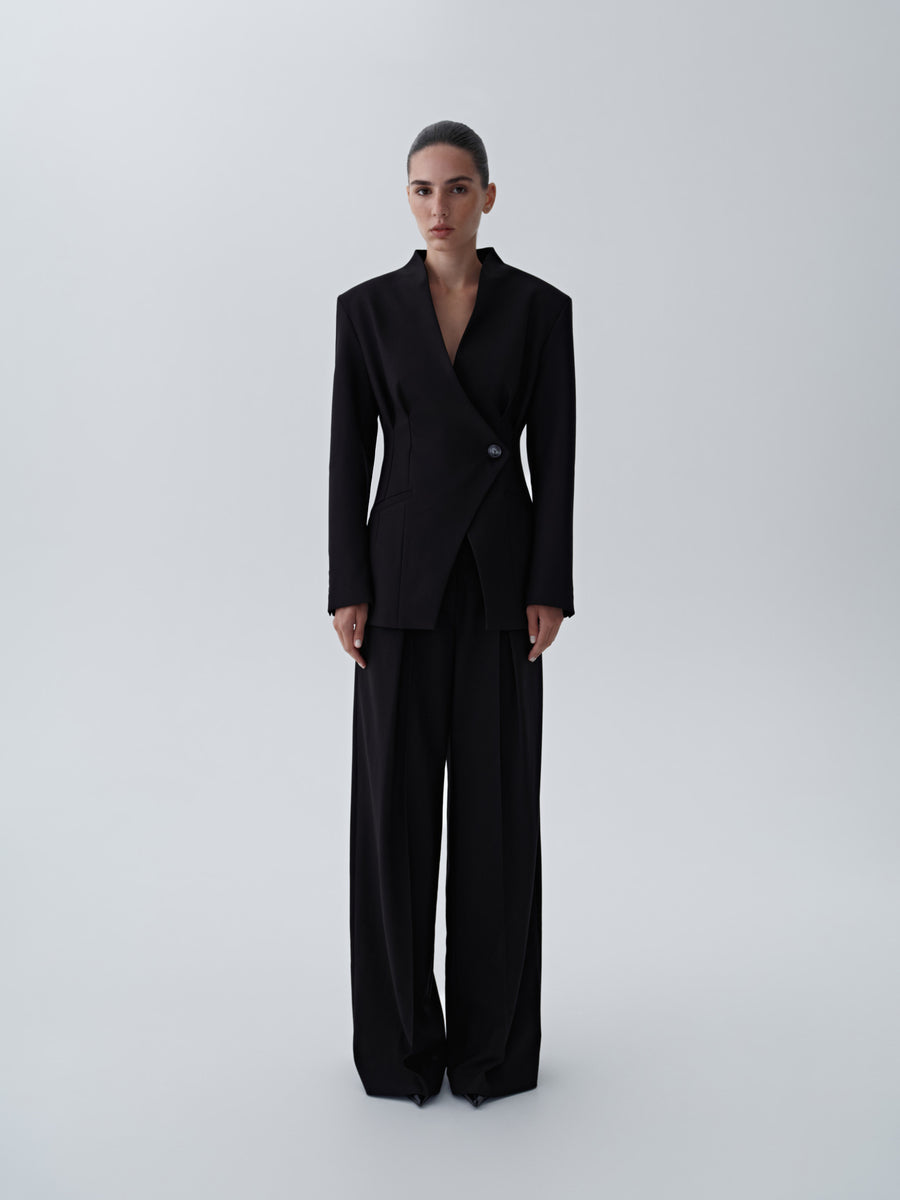 Asymmetric cut Jacket