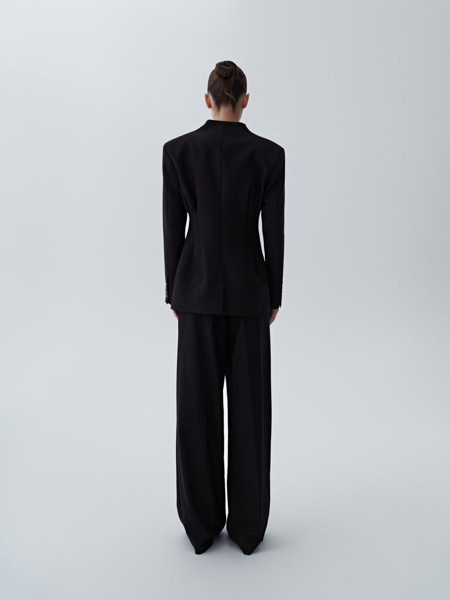 Asymmetric cut Jacket